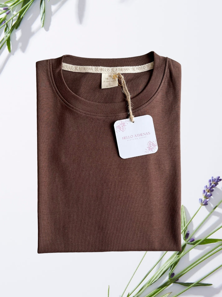 NEW COLOR! Polo AtheBasic Básico Chocolate