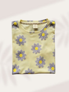 NEW! Polo AtheBasic Estampado Garden - Color Pastel Yellow