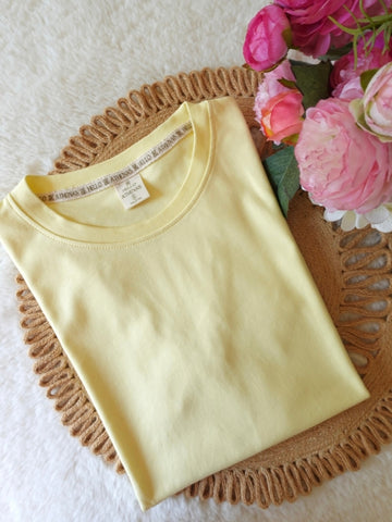 NEW COLOR! Polo AtheBasic Básico Pale Banana