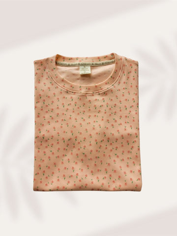 NEW! Polo AtheBasic Estampado Garden - Color Peach