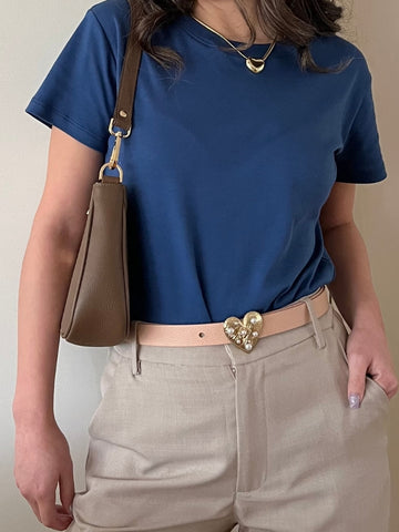 NEW COLOR! Polo AtheBasic Básico Navy Peony