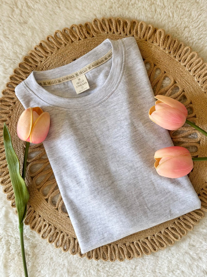 NEW COLOR! Polo AtheBasic Básico Heather Gray (melange)