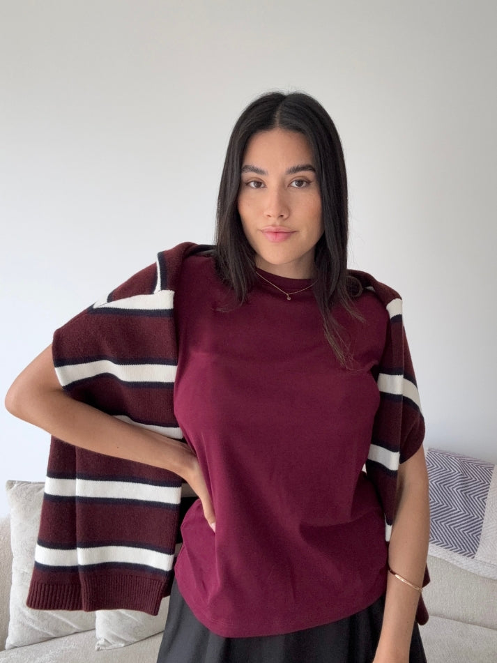 NEW COLOR! Polo AtheBasic Básico Sangria