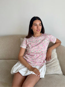 NEW! Polo AtheBasic Estampado Garden - Floral essence