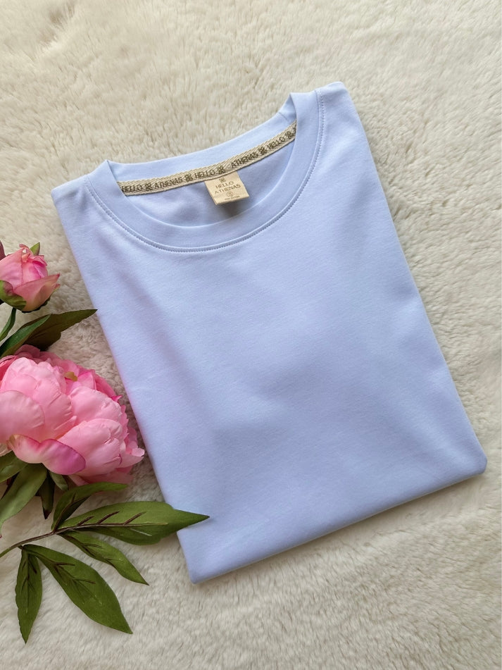 NEW COLOR! Polo AtheBasic Básico Delicate Blue