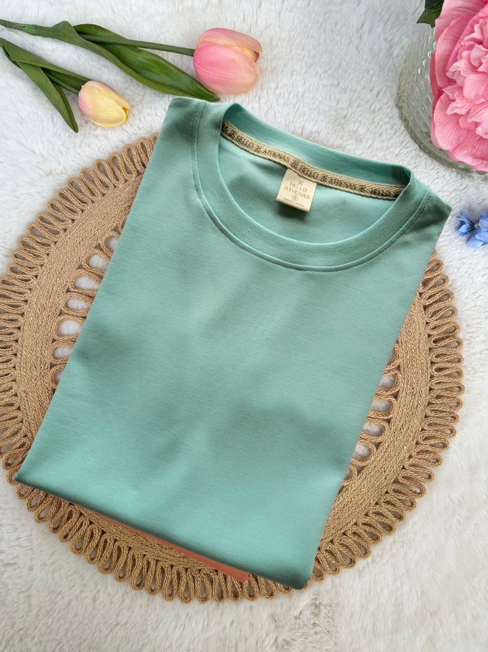 NEW COLOR! Polo AtheBasic Básico Aqua Frost