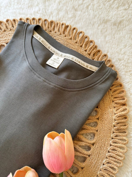 NEW COLOR! Polo AtheBasic Básico Charcoal