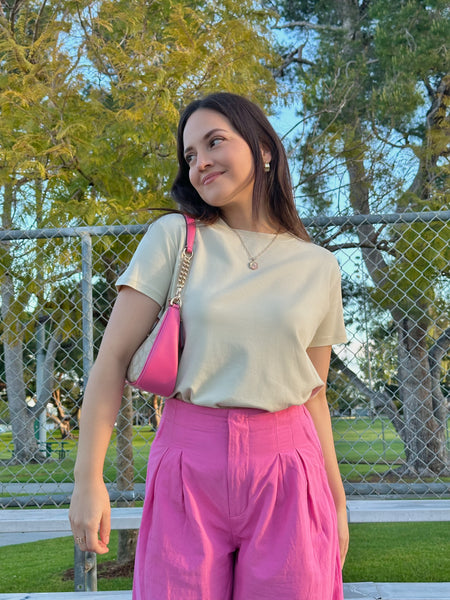 NEW COLOR! Polo AtheBasic Básico Almond Milk