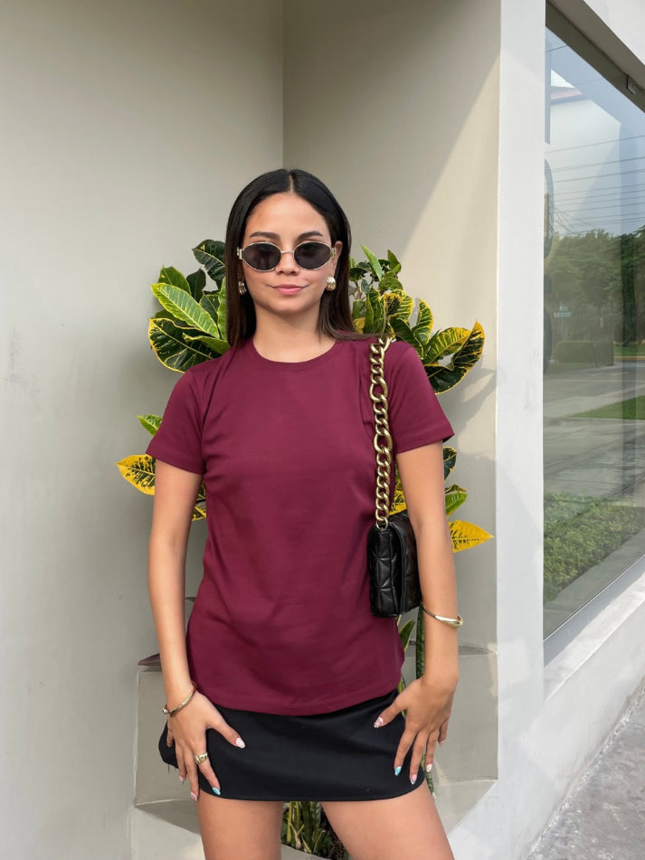 NEW COLOR! Polo AtheBasic Básico Sangria