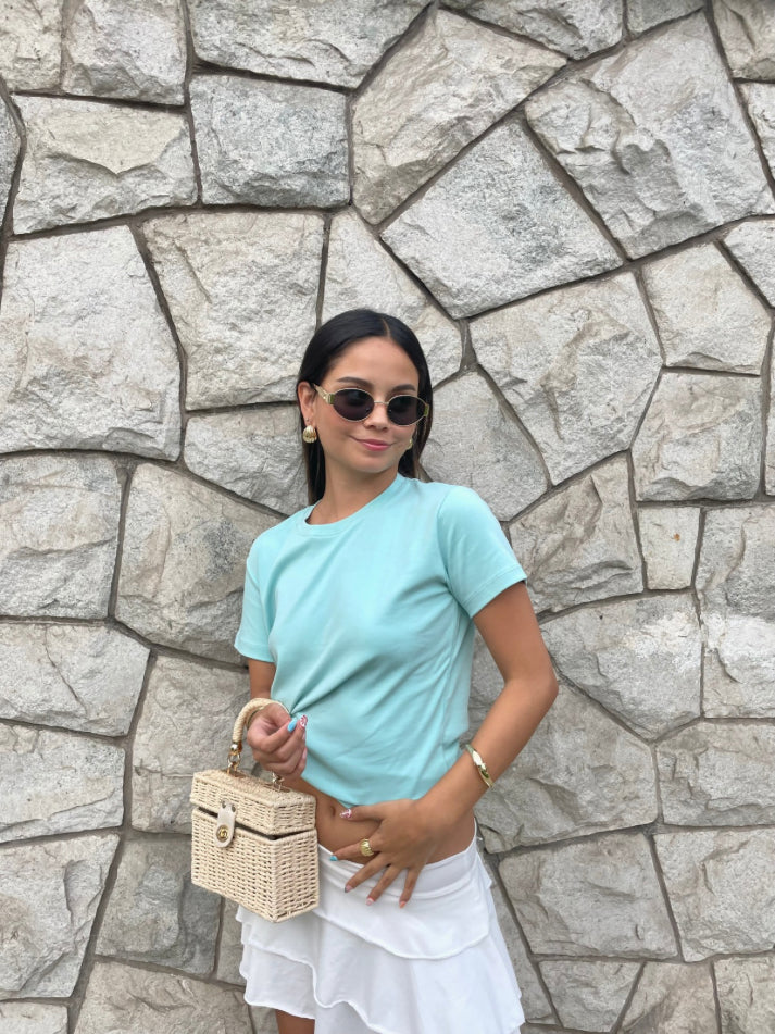 NEW COLOR! Polo AtheBasic Básico Aqua Frost