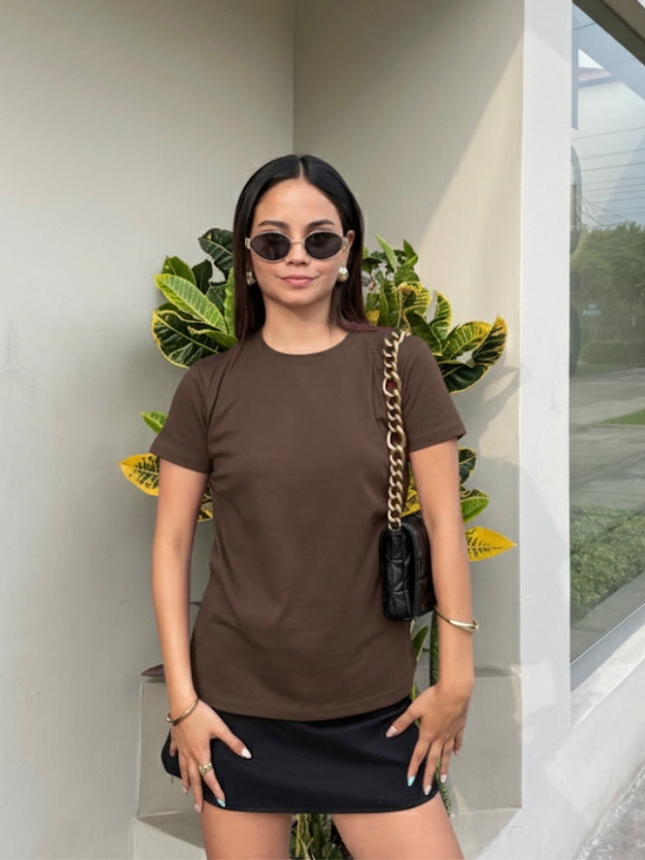 NEW COLOR! Polo AtheBasic Básico Chocolate