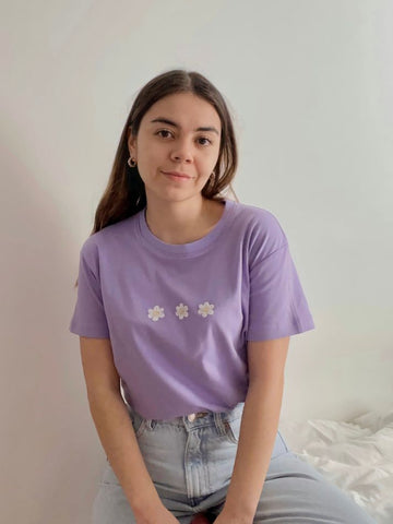 Polo AtheBasic Bordado Lila