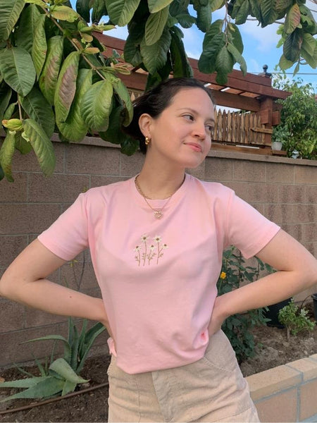 Polo AtheBasic Bordado Rosado