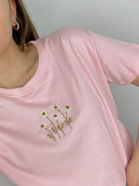 Polo AtheBasic Bordado Rosado